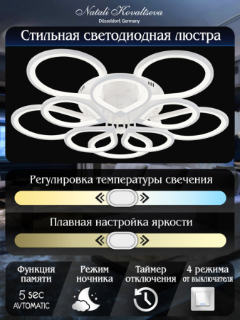 Люстры накладные — Накладная люстра Natali Kovaltseva LED LAMPS 81179 купить в  Люстры накладные — Накладная люстра Natali Kovaltseva LED LAMPS 81179 купить в