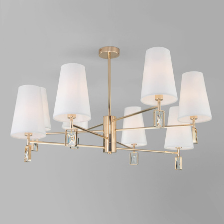 Люстры на штанге — Люстра на штанге Eurosvet 60137/8 золото купить в 