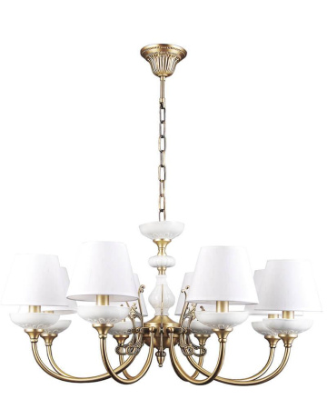 Люстры подвесные — Подвесная люстра Lumien Hall Лива 1025/8H-AB-WT купить в  Люстры подвесные — Подвесная люстра Lumien Hall Лива 1025/8H-AB-WT купить в