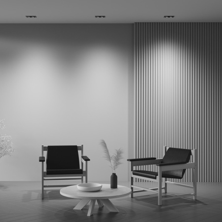 Встраиваемые точечные светильники — Встраиваемый светильник Maytoni Technical DL045-02-10W4K-B купить в 