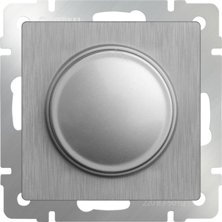 Диммеры — Диммеры Werkel WL09-DM600 (cеребряный рифленый) купить в 