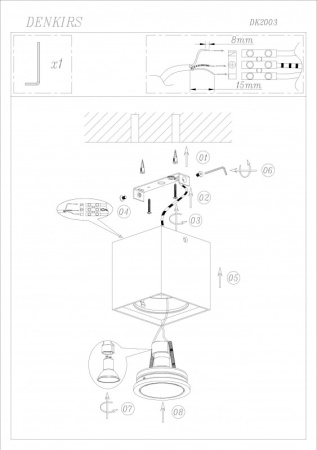 Накладные точечные светильники — Накладной светильник Denkirs DK2003-WH купить в 