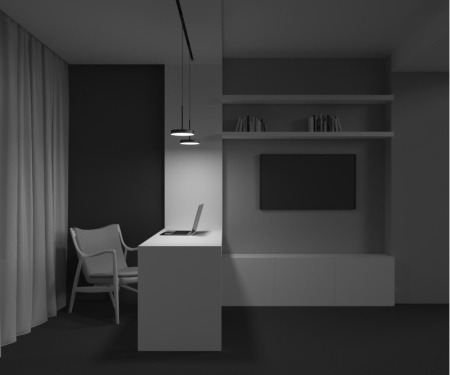 Трековые светильники — Светильник на шине Maytoni Technical TR123-2-15W4K-B купить в 