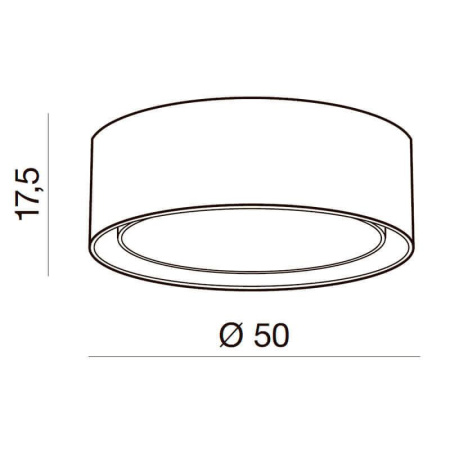 Потолочные светильники — Потолочный светильник Azzardo Milo AZ2317 купить в 