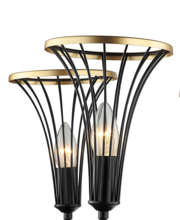 Люстры подвесные — Подвесная люстра Lumien Hall Ивес 4017/5P-BK-GD купить в 