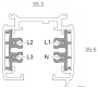 Шинопроводы — Шинопровод трехфазный Deko-Light D Line 2 м 710005 купить в  Шинопроводы — Шинопровод трехфазный Deko-Light D Line 2 м 710005 купить в
