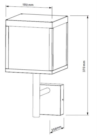 Свет для улицы — Уличный настенный светодиодный светильник Deko-Light Lacertae 731112 купить в 