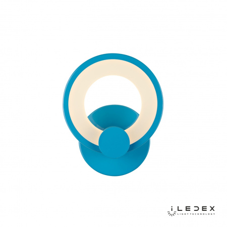 Настенные бра — Настенный светильник iLedex Ring A001/1 Blue купить в  Настенные бра — Настенный светильник iLedex Ring A001/1 Blue купить в