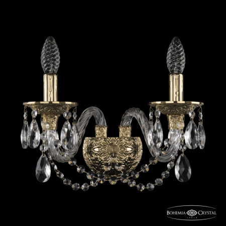 Настенные бра — Бра Bohemia Ivele Crystal 16102B/2/165 G купить в  Настенные бра — Бра Bohemia Ivele Crystal 16102B/2/165 G купить в