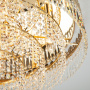 Люстры накладные — Накладная люстра Eurosvet 10078/10 золото/прозрачный хрусталь Strotskis купить в 