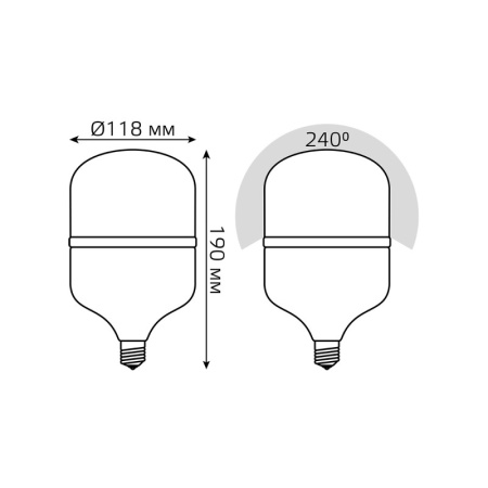 Светодиодные лампы — Светодиодная лампа Gauss 60424 купить в 
