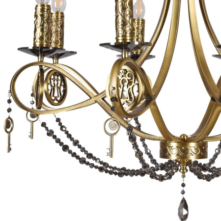 Люстры подвесные — Подвесная люстра Lumien Hall Орабель 2036/8H-ABP-SY купить в 