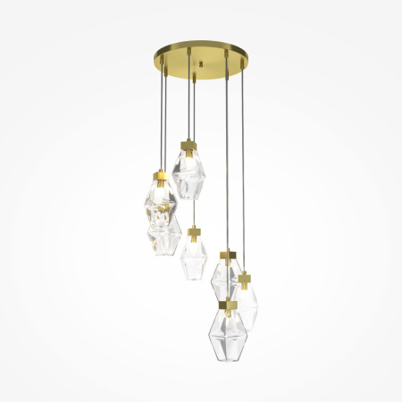 Люстры на штанге — Люстра на штанге Maytoni MOD325PL-07G купить в 