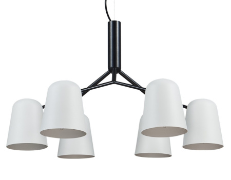 Люстры подвесные — Подвесная люстра Crystal Lux ENRIQUE SP6 BLACK/WHITE купить в 