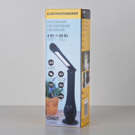 Настольные лампы — Настольная лампа Elektrostandard Orbit черный (TL90420) купить в 