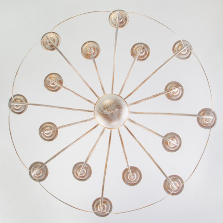 Люстры подвесные — Подвесная люстра Eurosvet 60015/16 белый с золотом купить в 