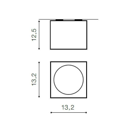 Накладные светильники — Потолочный светильник Azzardo Alex AZ1359 купить в 