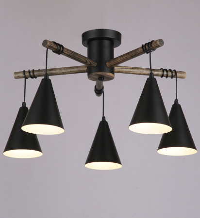 Потолочные люстры — 438/5 черный купить в 