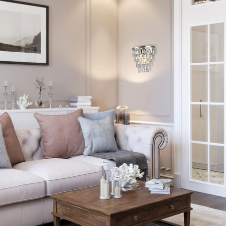 Настенные бра — Настенный светильник Lumien Hall Сальваторе LH0037/1W-NK-CL купить в 