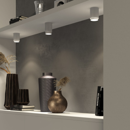 Накладные светильники — Накладной светильник Elektrostandard Cors 10W (25032/LED) белый купить в 