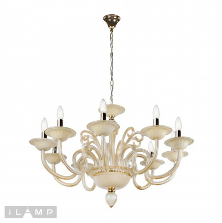 Люстры подвесные — Подвесная люстра iLamp P2318-10GD купить в 