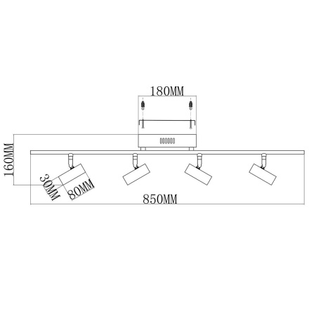 Споты — Светодиодный спот Moderli Right V5040-4WL купить в  Споты — Светодиодный спот Moderli Right V5040-4WL купить в