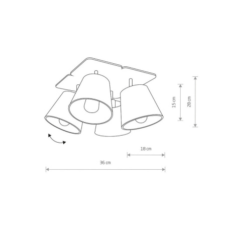 Люстры накладные — Накладная люстра Nowodvorski 9716 купить в 