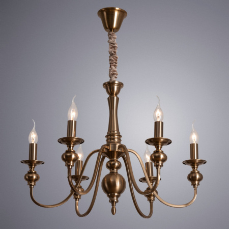 Люстры подвесные — Подвесная люстра ARTE Lamp A6097LM-6PB купить в  Люстры подвесные — Подвесная люстра ARTE Lamp A6097LM-6PB купить в