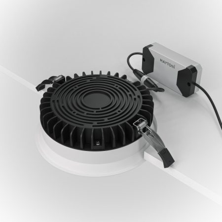 Встраиваемые точечные светильники — Встраиваемый светильник Maytoni Technical DL053-18W3K-W купить в 