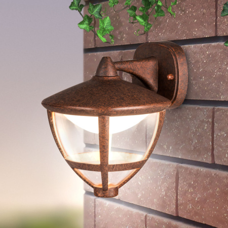 Уличные настенные светильники — Светильник настенный Elektrostandard Gala D брауни (GL LED 3001D) купить в 