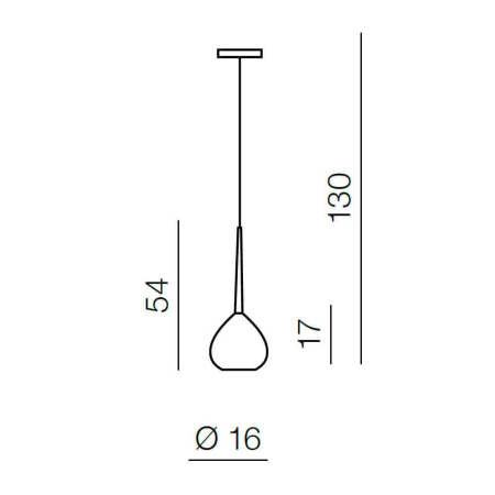 Подвесные светильники — Подвесной светильник Azzardo Aga 1 AZ1061 купить в 