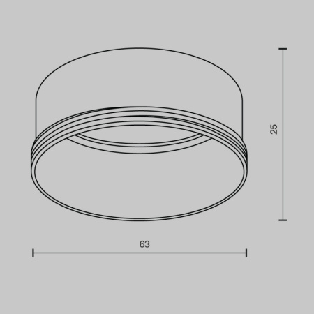 Кольца — Кольцо Maytoni Technical RingL-20-W купить в  Кольца — Кольцо Maytoni Technical RingL-20-W купить в