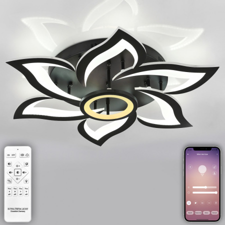 Люстры накладные — Накладная люстра Natali Kovaltseva HIGH-TECH LED LAMPS 82020 BLACK купить в  Люстры накладные — Накладная люстра Natali Kovaltseva HIGH-TECH LED LAMPS 82020 BLACK купить в