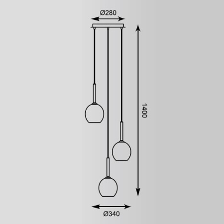 Подвесные светильники — Подвесной светильник Zumaline Monic MD1629-3B(chrome) купить в 