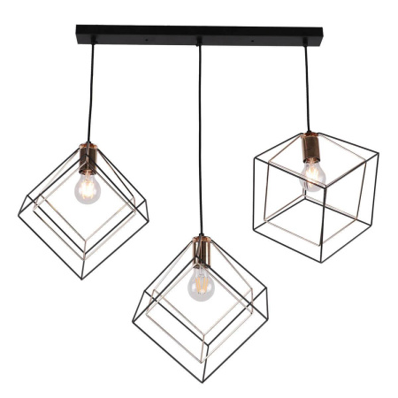 Подвесные светильники — Подвесной светильник IMEX MD.0830-3-P BK+FGD купить в 