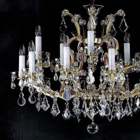 Люстры подвесные — Подвесная люстра Artglass Maria Terezia 14 Vachtle CE купить в 