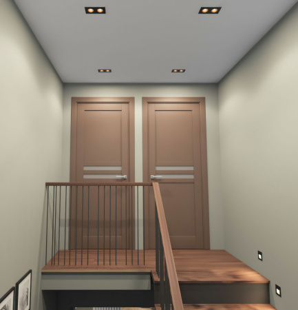 Встраиваемые точечные светильники — Встраиваемый светильник Denkirs DK3072-BBR купить в 