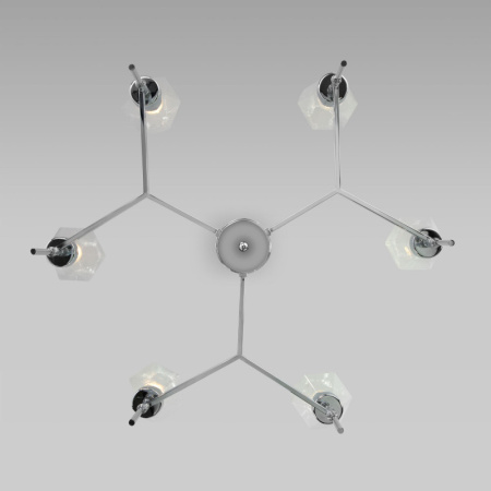 Люстры на штанге — Люстра на штанге Eurosvet 60143/6 хром купить в 