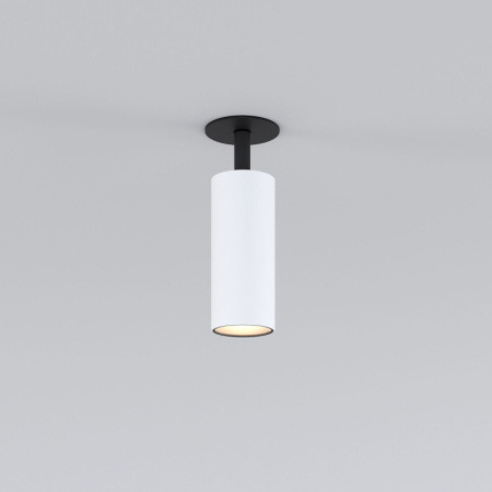 Встраиваемые точечные светильники — Встраиваемый светильник Elektrostandard Diffe белый/черный 10W 4200K (25052/LED) купить в 