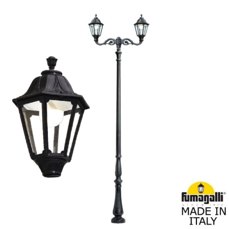 Высокие уличные фонари — Садово-парковый светильник Fumagalli E35.208.M20.AXH27 купить в 