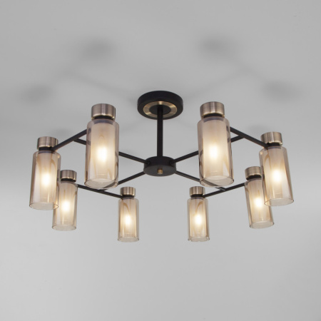 Люстры на штанге — Люстра на штанге Eurosvet 70115/8 черный купить в 