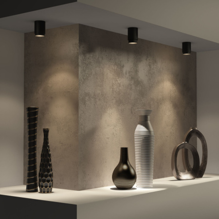 Накладные светильники — Накладной светильник Elektrostandard Cors 10W (25032/LED) чёрный купить в 