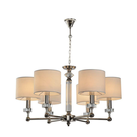 Люстры подвесные — Подвесная люстра Lumien Hall Саленто LH1049/6H-NK-WT купить в 