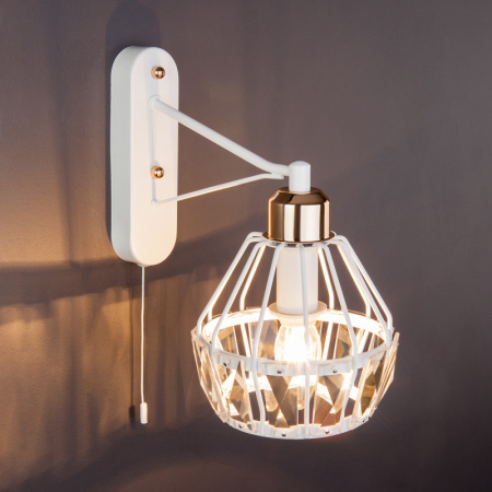 Настенные бра — Бра Eurosvet 70075/1 белый купить в 