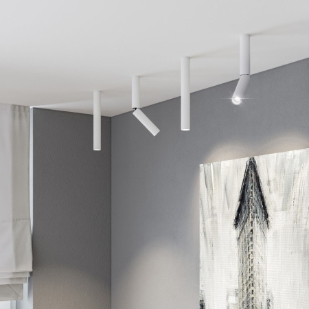 Накладные светильники — Накладной светильник Elektrostandard Pika 6W (25030/LED) белый купить в 