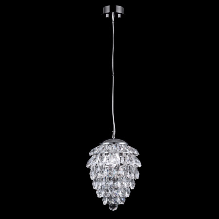 Подвесные светильники — Подвесной светильник Crystal Lux CHARME SP1+1 LED CHROME/TRANSPARENT купить в 