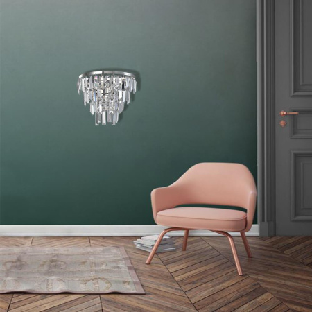 Настенные бра — Настенный светильник Lumien Hall Novello LH0039/2W-NK-CL купить в 