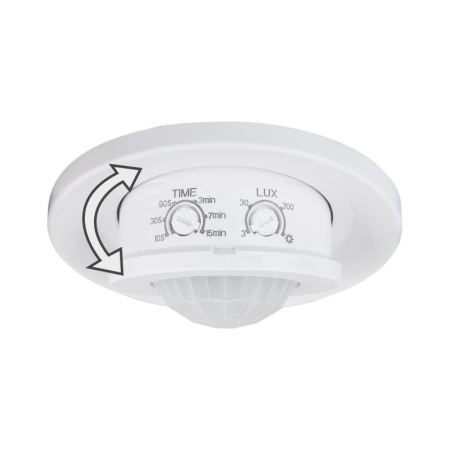 Датчики движения — Датчик движения Elektrostandard SNS-M-12 8m 2,2-4m 800W IP20 360 Белый купить в  Датчики движения — Датчик движения Elektrostandard SNS-M-12 8m 2,2-4m 800W IP20 360 Белый купить в