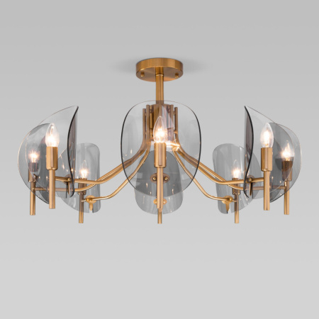 Люстры на штанге — Люстра на штанге Eurosvet 60135/8 латунь купить в 