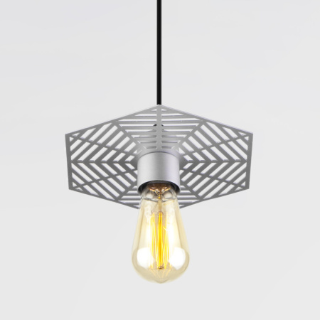 Подвесные светильники — Подвесной светильник Eurosvet 50167/1 серебряный купить в 